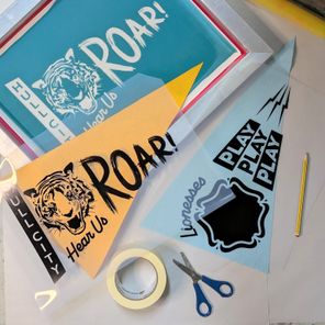 Roar-some-flag Making - Family Art Printing Activity- Healthy Holidays Hull