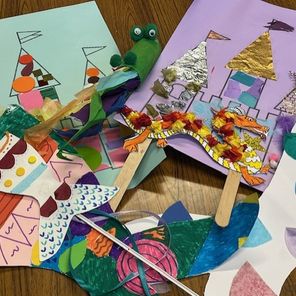 Mini Masterpieces- Mermaids and Dragons Under 5s Art Activity