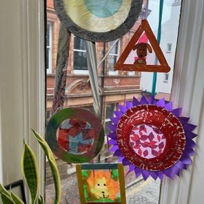 Suncatcher Creations- Healthy Holidays Family Art Activity